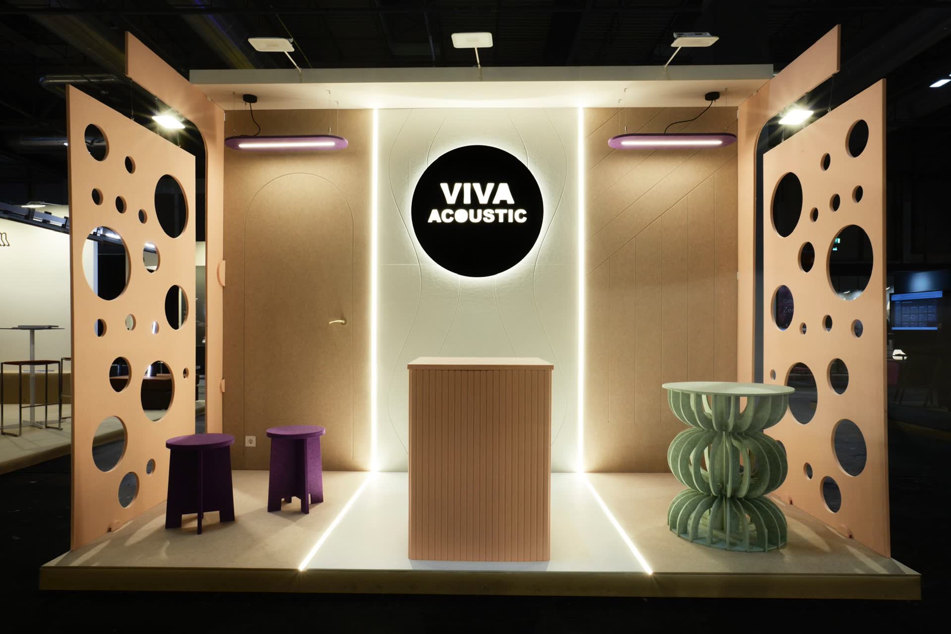 Stand Viva Acoustic - Diseño ferial creativo